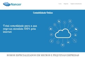 nancer contabilidade Anderson Hernandes Projeto de site para contabilidade online