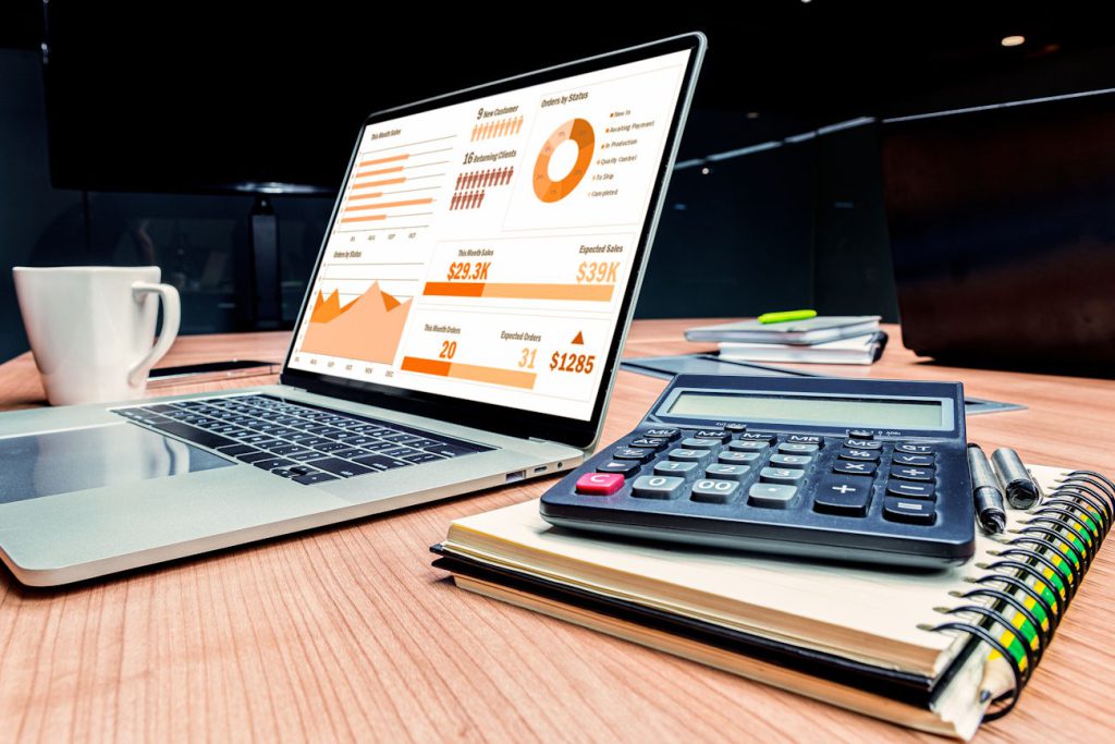 Sistema contábil, simbolizando o Alterdata